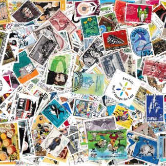 Worldwide Stamp Collection - 1000 Different Used Commemorative Stamps - Extensive Country Variety